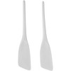Hutzler Flexible Nylon Spatula Scraper, 11", White, Set of 2 - 2 of 4