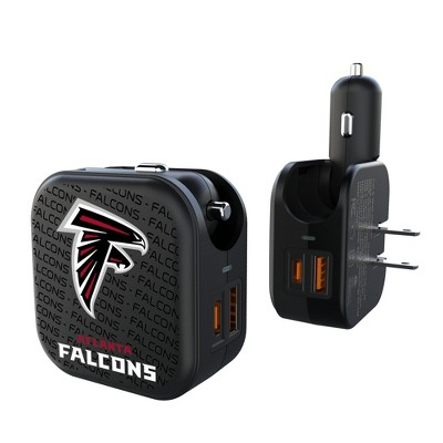 NFL NFC Teams Text Backdrop 18-Watt 2 in 1 USB A/C Charger