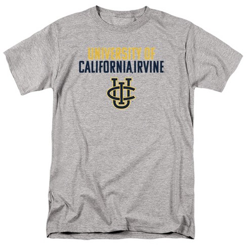 University of California, Irvine Official Stacked Adult T Shirt, Athletic Heather, - image 1 of 4