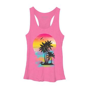 Women's Design By Humans Color of Summer By clingcling Racerback Tank Top