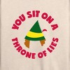 Women's - ELF - Christmas Family Set Throne Of Lies Lightweight French Terry Wide Neck Long Sleeve Shirt - 2 of 4