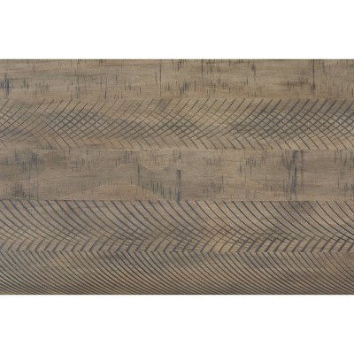 Gray Square Wood and Metal Lift-Top Coffee Table with Storage