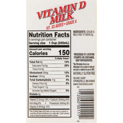 Hiland Vitamin D Milk - 64 fl oz