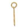 Black Bow Jewelry 14k Yellow Gold, Athletic Collection, Small Polished Number 89 Pendant - 2 of 4