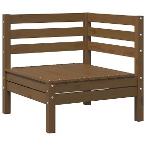 vidaXL Garden Lounge Set Foldable Garden Lounge Set Square Rustic - 1 of 4