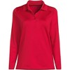 Lands' End School Uniform Women's Long Sleeve Feminine Fit Rapid Dry Polo Shirt - 3 of 3