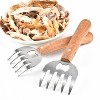 2 PCS Bear Claw Meat Divider Barbecue Tool Multifunctional Meat Shredder(Primary Colors) - 2 of 4