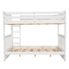 NicBex Full Over Full Loft and Bunk Bed with Ladders and Two Storage Drawers,with Safety Guardrails,for Kids Teens Adults - 4 of 4