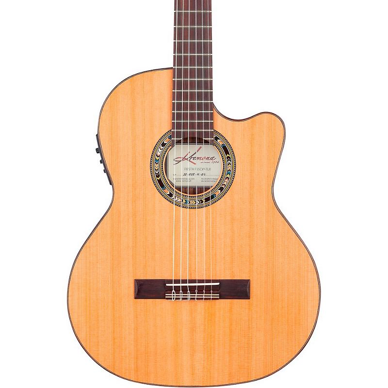 Kremona F65CW TL Thin Bodied Nylon-String Acoustic-Electric Guitar, 1 of 7