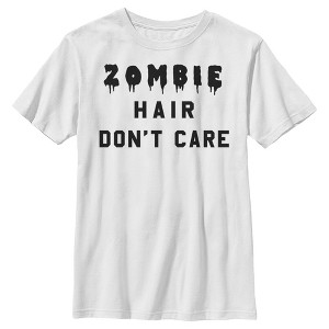 Boy's Lost Gods Halloween Zombie Hair Don't Care T-Shirt - 1 of 4