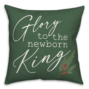 Creative Products Glory Newborn King 18 x 18 Indoor / Outdoor Pillow - 1 of 3