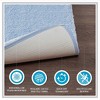 Vynxaria Bath Rugs and Mats 24x72" Navy Blue Marshmallow Plush High Pile Bath Rug - Spa-Quality Quick Dry Design - 4 of 4