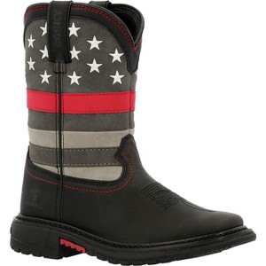 Kids Rocky Red Line Kids Western Boot - 1 of 4