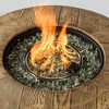 Kumasinova 30/32" Propane Outdoor Fire Pit Table,50000 BTU Round Premium Steel Patio Firpit for Backyard,Stylish Steel Wicker Frame - 4 of 4