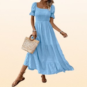 maxi sun dresses Summer Sunlit Breeze Floral Sundress Featuring a romantic off Boho Maxi Dress | Floral