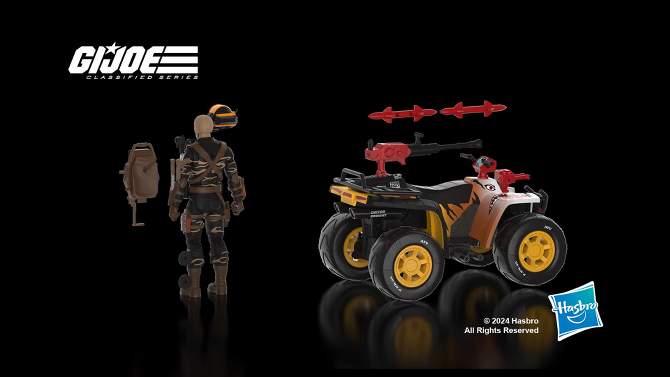 G.I. Joe Classified Series Tiger Force Wreckage Action Figure and Tiger Paw ATV (Target Exclusive), 2 of 16, play video