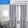 LunaLulinlk Curtain Rod Adjustable 16-28 Inches,2 Pack Spring Tension Curtain Rods,Small Short Expandable Spring Loaded Tension Rods For Window - 2 of 4