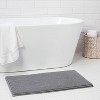 20x34 Fine Chenille Memory Foam Bath Rug Light Gray - Threshold™