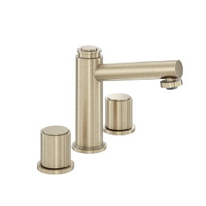 CASAINC 8 in. Widespread Double Handle Bathroom Faucet with Pop-Up Drain, Brushed Champagne Gold - 1 of 1