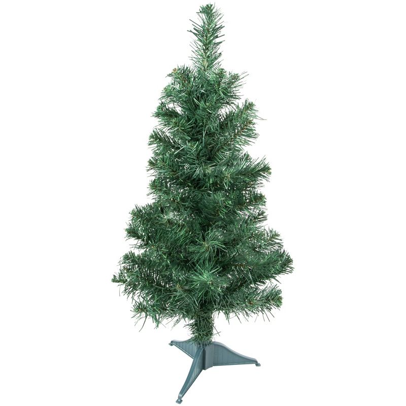 Northlight 1.5 FT Traditional Green Pine Artificial Christmas Tree, Unlit, 1 of 7