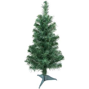 Northlight 1.5 FT Traditional Green Pine Artificial Christmas Tree, Unlit