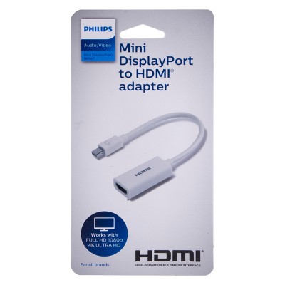 Philips Mini DisplayPort to HDMI Adapter - White_0