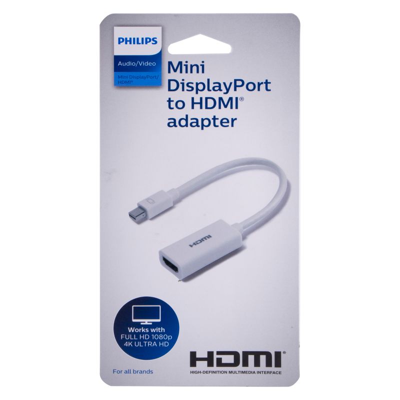 Philips Mini DisplayPort to HDMI Adapter - White, 6 of 8