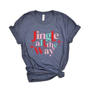 Simply Sage Market Women's Jingle All The Way Colorful Short Sleeve Graphic Tee - 1 of 4