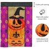 Jack-O-Lantern Fleur De Lis Orange 13 X 19 Polyester Outdoor Hanging Garden Flag - 2 of 2