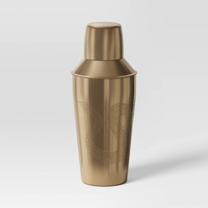 575ml Halloween Stainless Steel Snake Cocktail Shaker Gold - Threshold™: 7.625" Height, 575ml Capacity, Spot Clean - 1 of 3