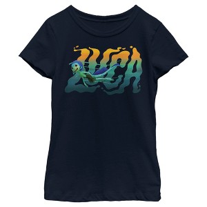 Girl's Luca Sea Monster Logo T-Shirt - 1 of 4