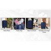 Vynxaria 3-Piece Blue Hardshell Luggage Set (20/24/28) Carry-On Check-in Suitcases TSA-Approved Lock Spinner Wheels - 2 of 4
