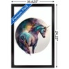 Trends International Ben Heine - Unicorn in Universe Framed Wall Poster Prints - 3 of 4