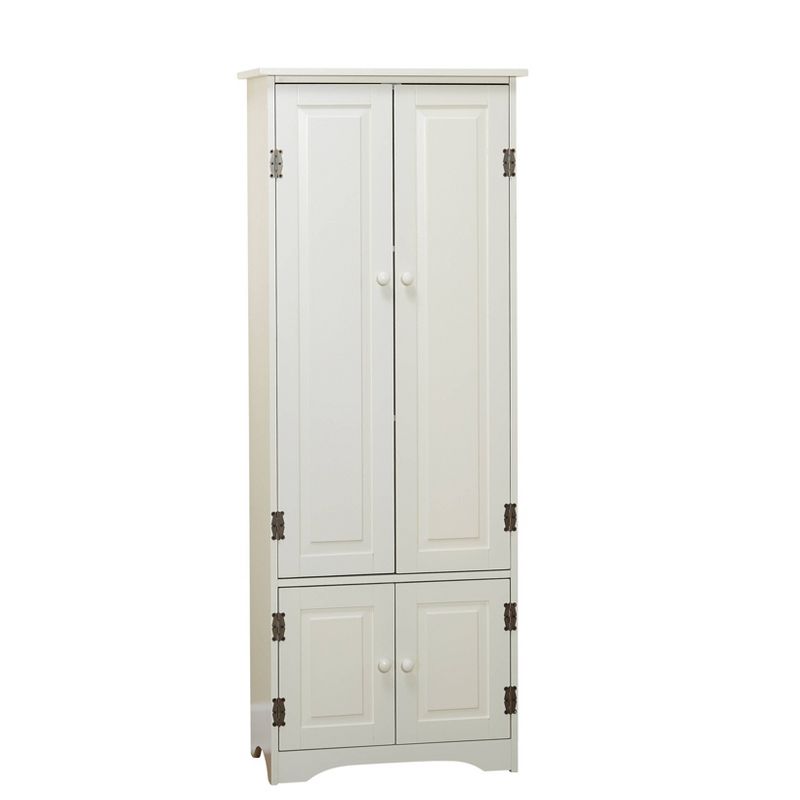 Extra Tall Antique Cabinet White - Buylateral, 1 of 7
