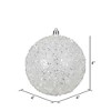 Vickerman Glitter Hail Ball Ornament - 2 of 3