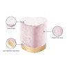 Meridian Furniture,Heart Velvet Ottoman/Stool - 4 of 4