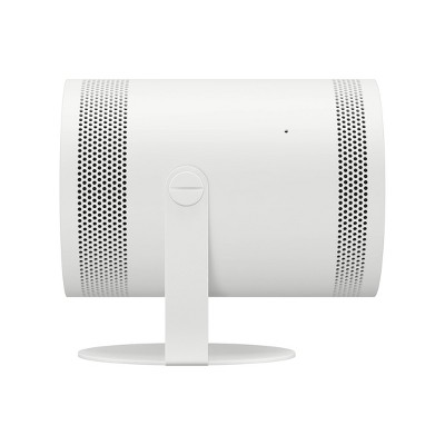 White Portable Smart LED Projector with 360 Sound and Alexa