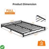 Modern Metal Platform Bed Frame - Sturdy Steel Slat Support No Box Spring Needed,  (Full/Queen/King) - 2 of 4