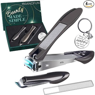 DOMETOUR Nail Clippers Ideas Gifts Ultra Sharp Sturdy Heavy Duty Self-Collecting No Splash Fingernail Toenail Cutter