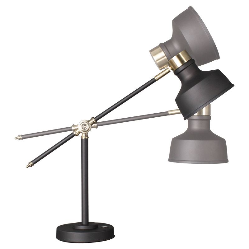 Wellness Series Balance Desk Lamp (Includes LED Light Bulb) Black - OttLite, 4 of 8