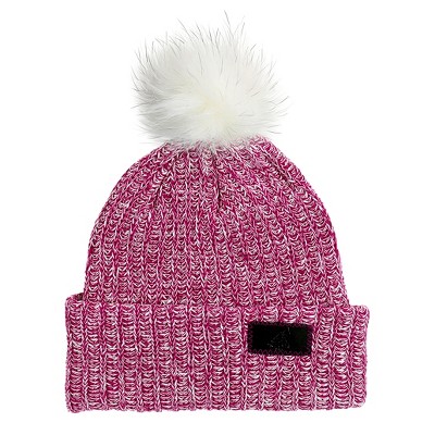 Arctic Gear Child Winter Hat Cotton Cuff With Pom Raspberry Pink ...