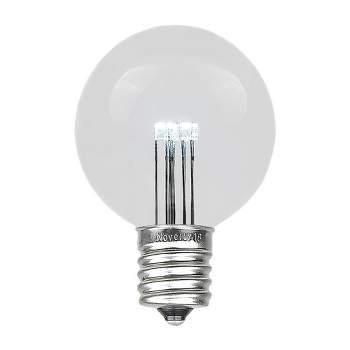 Novelty Lights G50 Globe Hanging LED String Light Replacement Bulbs E17 Intermediate Base 1 Watt