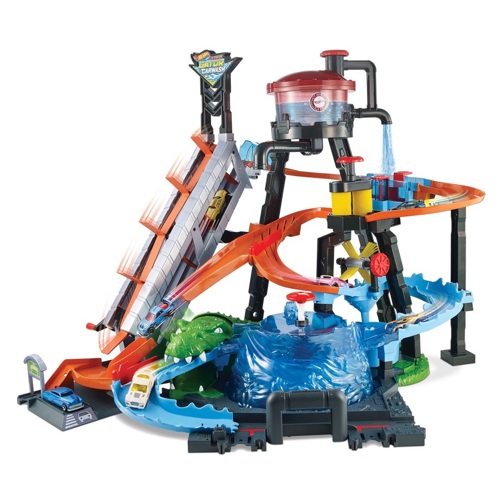 UPC 887961639919 product image for Hot Wheels Ultimate Gator Car Wash Playset | upcitemdb.com