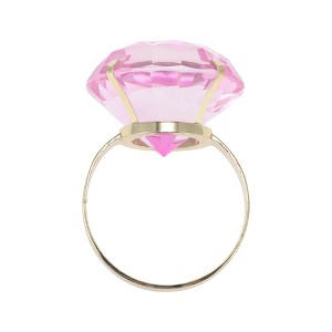 Unique Bargains Napkin Rings Faux Diamond Stainless Steel Plastic 1 Pc - 1 of 3