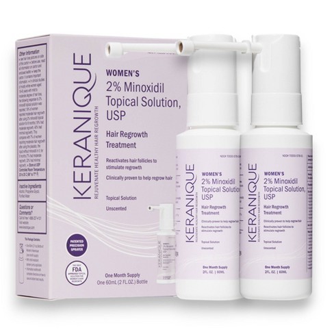 Keranique Hair Regrowth 3 Piece Set 3 Month Supply Brand 2024 New