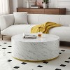 NicBex Modern 15.75" Round Coffee Table with Solid Frame for Living Room and Office - 3 of 4