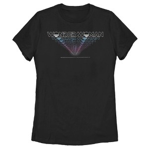 Women's Wonder Woman 1984 Logo Retro Effect T-Shirt - 1 of 4