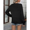 Women's Button Front Knit Cardigan - Lightweight Breathable Open Front Sweater - 4 of 4