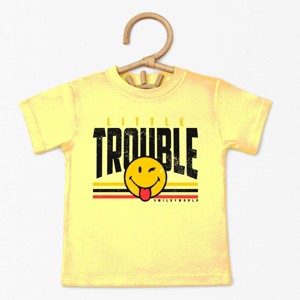 The Juniper Shop SmileyWorld Little Trouble Toddler Short Sleeve Tee - 1 of 4