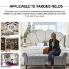 Vynxaria 62" Tufted Button Storage Bench ¨C Modern Fabric Ottoman for Versatile Living Spaces - 2 of 4